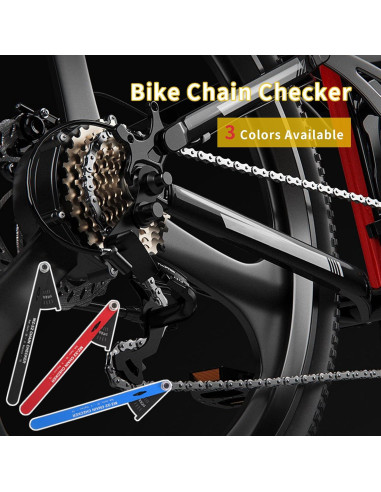 Comprobador de Cadena de Bicicleta Gugxiom - Indicador de Desgaste