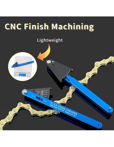 Comprobador de Cadena de Bicicleta Gugxiom - Indicador de Desgaste