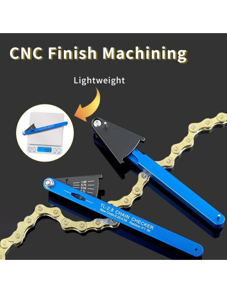 Comprobador de Cadena de Bicicleta Gugxiom - Indicador de Desgaste