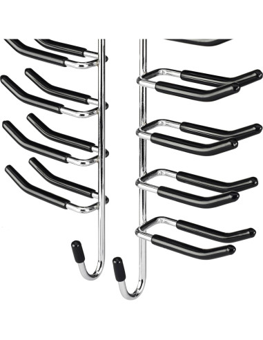 Perchero Giratorio Whitmor para Corbatas y Cinturones Cromo