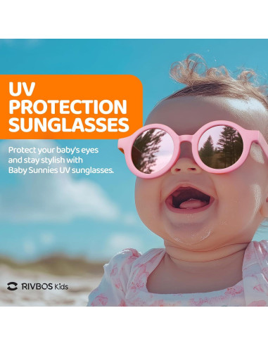 Gafas de sol RIVBOS Baby Wrap Polarizadas UV400 para Bebés