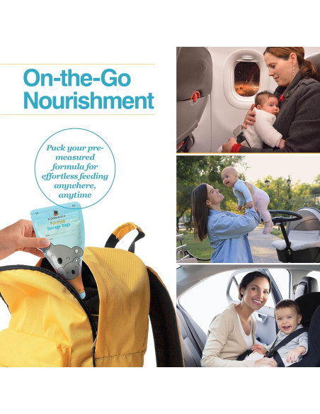 30 Bolsas de Almacenamiento de Fórmula Bebé FOBA001 - A Prueba de Fugas