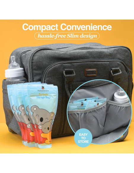 30 Bolsas de Almacenamiento de Fórmula Bebé FOBA001 - A Prueba de Fugas