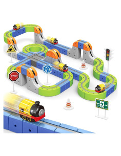 Conjunto de Pista Magnética Infowush 101PCS para Niños