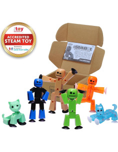 Conjunto de 6 Figuras Stikbot Zing - Animación Stop Motion 2
