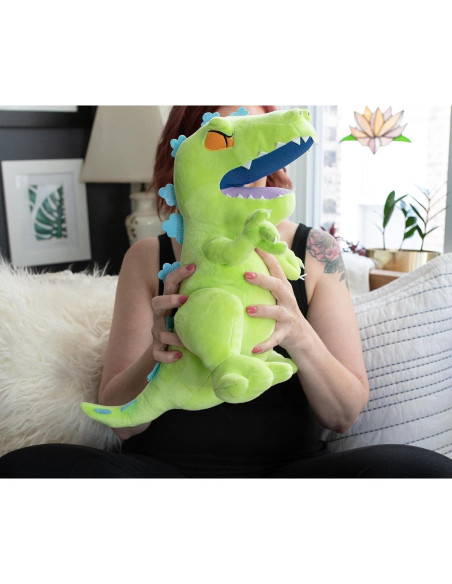 Peluche Reptar Rugrats Nickelodeon 38 cm Suave y Abrazable