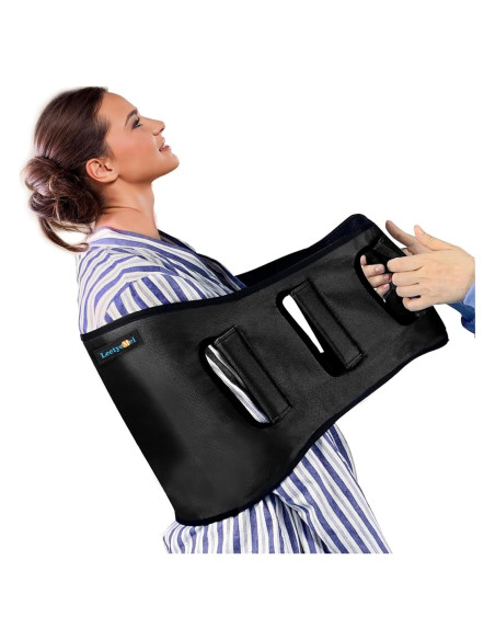 Cinturón de Transferencia Leetye Mei Acolchado 118 kg Negro