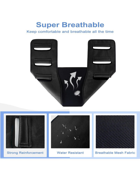 Cinturón de Transferencia Leetye Mei Acolchado 118 kg Negro