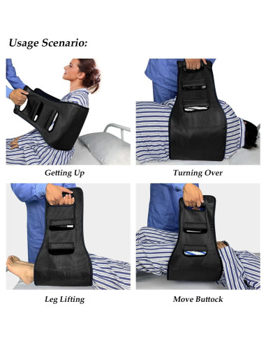 Cinturón de Transferencia Leetye Mei Acolchado 118 kg Negro