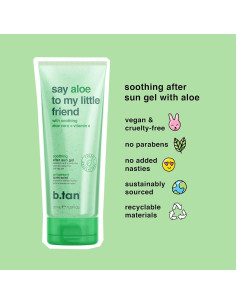 Gel de Aloe Vera B.TAN 207 ml | Hidratante Calmante Post-Sol 2