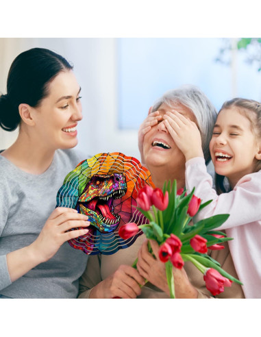 Giro de Viento Colgante Dinosaurio PODMemory 25.4 cm