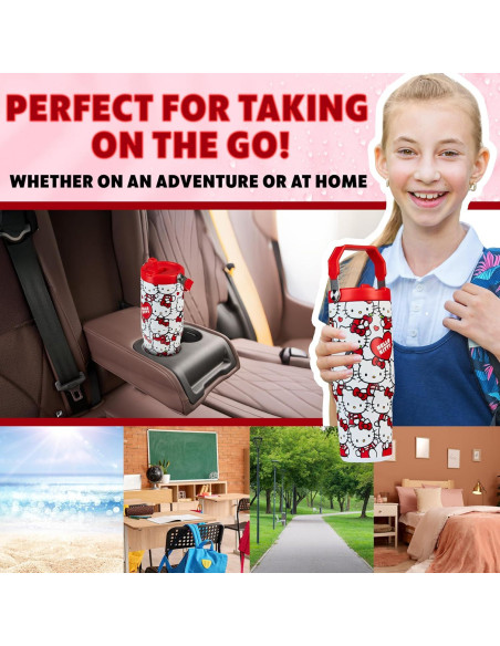 Tumbler Aislado Hello Kitty Get Trend 850ml con Pajita