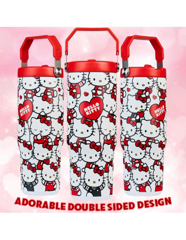 Tumbler Aislado Hello Kitty Get Trend 850ml con Pajita