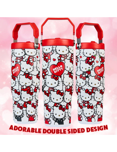 Tumbler Aislado Hello Kitty Get Trend 850ml con Pajita