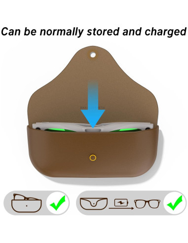 Clip-on Polarizado HiBloks para Ray-Ban Meta Skyler 4Pcs