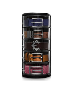 Organizador de Cinturones ELYPRO Acrílico Transparente 5 Cajones