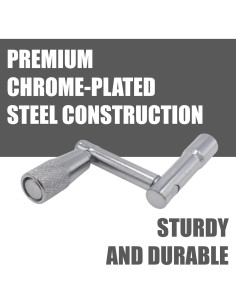 Llaves de Afinación de Tambor CashBeat 4 Piezas Acero Cromado 2