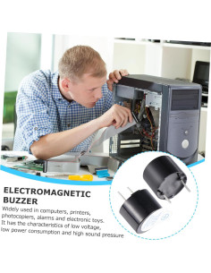 Zumbadores Piezoeléctricos PartyKindom 12pcs 1.5cm Beep 2