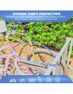 Candado de Seguridad DocksLocks 25ft con Cable Reajustable 2