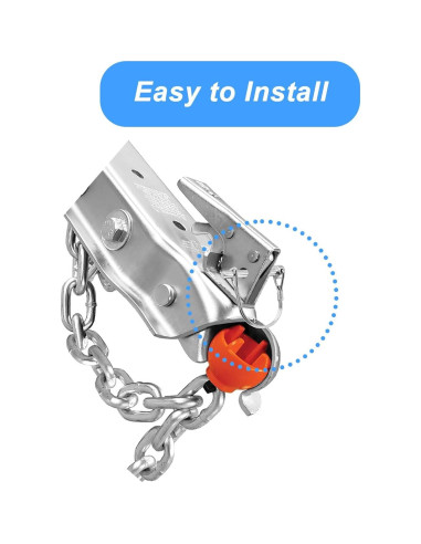 Pasador de Acoplamiento de Seguridad YIQQPLOS 6.3mm x 80mm