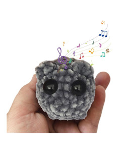 Peluche de Hámster Triste con Sonido y Llavero - Hecho a Mano