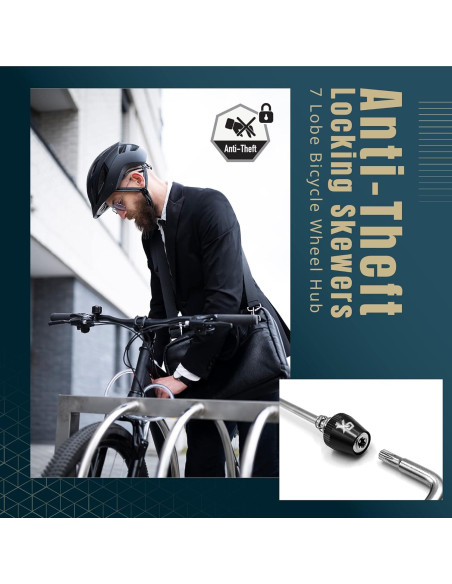 Cerradura Antirrobo ONIPAX 7 Lóbulos para Bicicleta