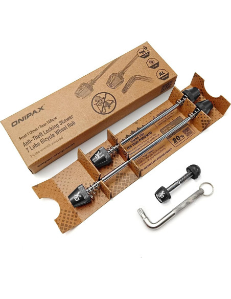 Cerradura Antirrobo ONIPAX 7 Lóbulos para Bicicleta