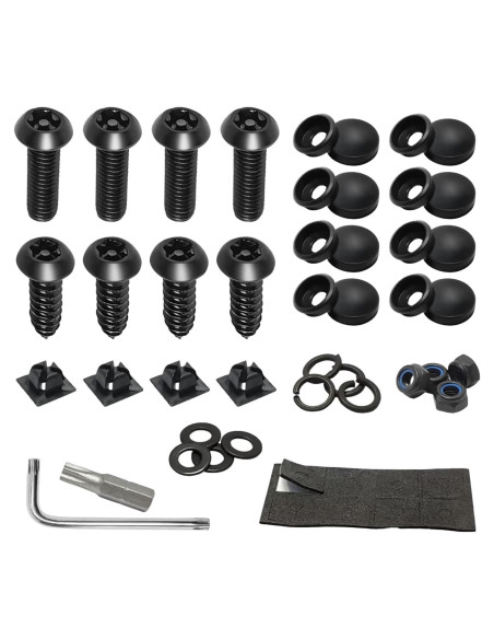 Kits de Tornillos Antirrobo M6 Ferianl para Placas de Matrícula