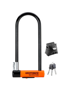 Candado U Kryptonite Evolución Largo Gancho 14mm Negro