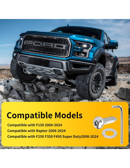 Tornillos Antirrobo para Placas de Matrícula HAVANSIDY 8 Pcs