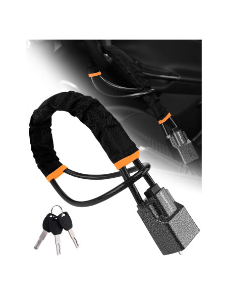 Bloqueo de Volante Tevlaphee Antirrobo Universal Negro