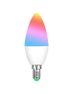 Bombilla LED Inteligente E14 Aiyato Dimmable RGB+Blanco 5W