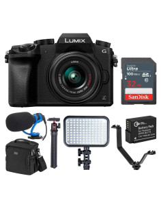 Cámara Sin Espejo Panasonic LUMIX G7 16MP 4K con Lente 14-42mm