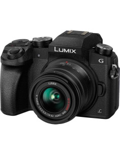 Cámara Sin Espejo Panasonic LUMIX G7 16MP 4K con Lente 14-42mm 2