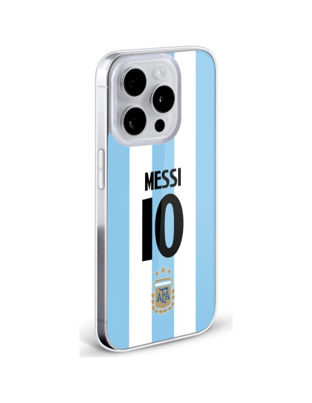 Funda de Gel Suave Head Case para iPhone 16 Pro - Argentina Messi