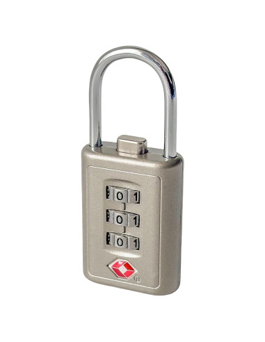 Candado de Combinación TSA Arkali 3 Dígitos Antirrobo Metal