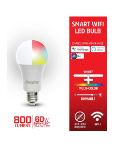 Bombilla LED Smart Energizer Connect RGB y Blanca - Paquete de 4 2