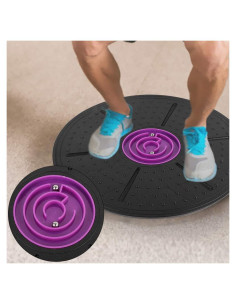 Tablero de Equilibrio Laberinto Fydun Púrpura 36cm para Yoga