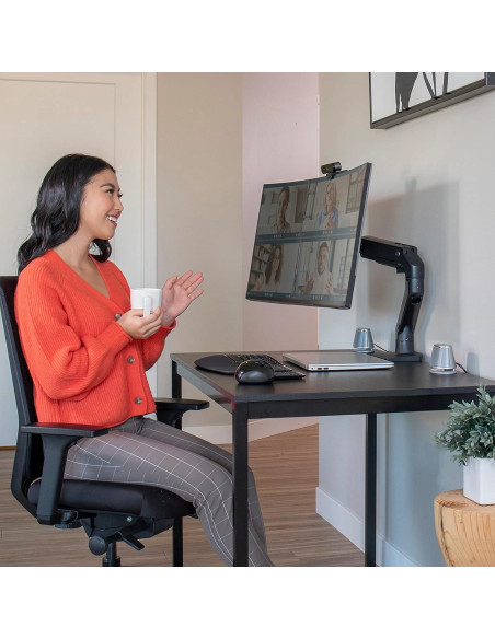 Soporte de Monitor Ergotron 45-475-224 Negro Mate 49"