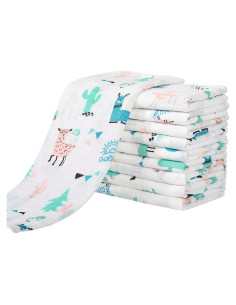 Paños de Eructar para Bebé Yoofoss 10 Piezas 100% Algodón Orgánico