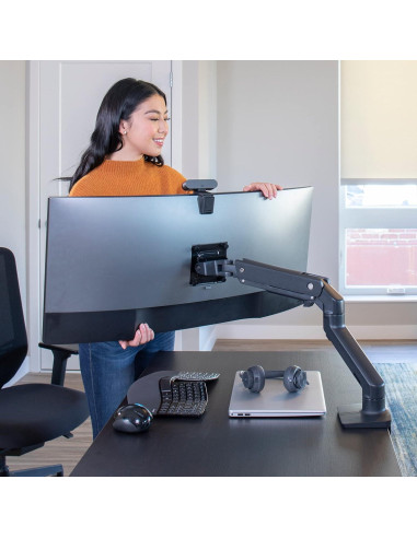 Soporte de Monitor Ergotron 45-475-224 Negro Mate 49"