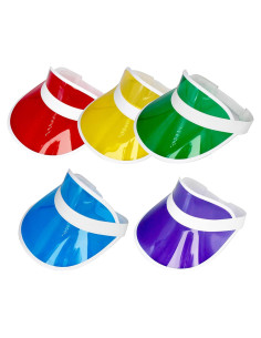 Visera Transparente de Sol Yuanhe 5PCS UV para Playa