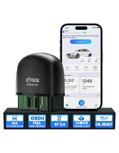 Escáner OBD2 Inalámbrico XTOOL Advancer AD20 Pro - Diagnóstico Completo