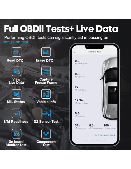 Escáner OBD2 Inalámbrico XTOOL Advancer AD20 Pro - Diagnóstico Completo
