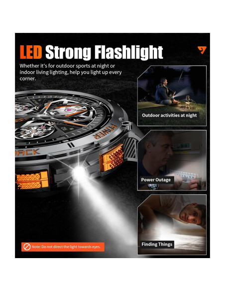 Reloj Inteligente FOXBOX DM4-A GPS Militar 1.43" AMOLED Negro