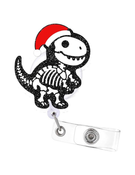 Insignia Retráctil Navidad Thriano Dinosaurio Clip 9g