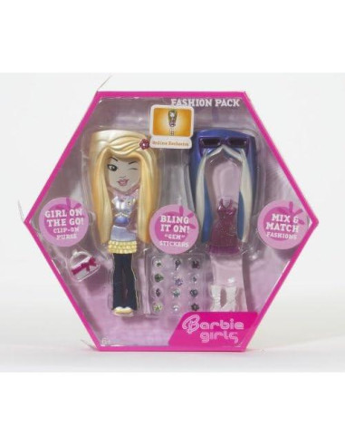 Paquete de moda Barbie Girls Mattel - 2 atuendos y accesorios