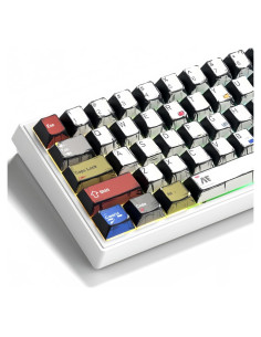 Tapas de Teclado Mecánico PBT Dagaladoo Retro Coloridas 60% 65% 100%