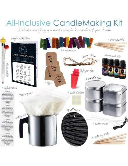 Kit de Fabricación de Velas de Soja Etienne Alair 0.91 kg