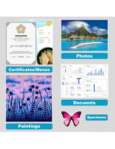 Bolsas de Laminado Tapsin 5 Mil 100 Pcs Tamaño Carta 2